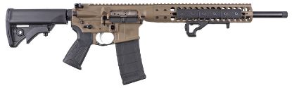 Picture of Lwrc Icdir35ck16l Individual Carbine Direct Impingement 350 Legend 5+1 16.10" Threaded, Fde Ambi Rec/M-Lok Handguard, 6 Position Stock, Oem Ultra Combat Grip, Angled Fore Grip 