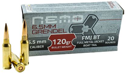 Picture of Nemo Arms 65Gna120ppu 6.5 Grendel 120 Gr Full Metal Jacket Boat Tail 20 Per Box/ 25 Case 