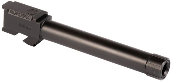 Picture of Silencerco Ac864 Threaded Barrel 5" 9Mm Luger, Black Nitride Stainless Steel, Fits Glock 17 Gen 1-4 