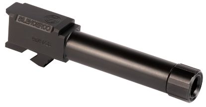 Picture of Silencerco Ac1329 Threaded Barrel 3.70" 9Mm Luger, Black Nitride Stainless Steel, Fits Glock 26 Gen 1-5 