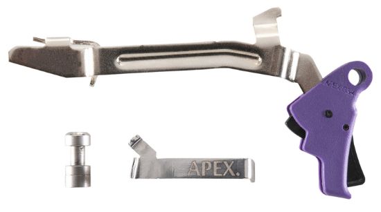 Picture of Apex Tactical 102P165 Action Enhancement Slim Purple Drop-In Compatible W/Glock Gen3-4 17/19/22-27/31/32/33/34/35 
