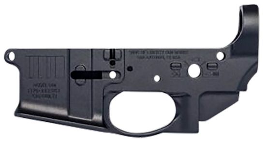 Picture of Sons Of Liberty Gun Works Broadswordlr Broadsword Ambi Stripped Lower Receiver Black Anodized Aluminum, Ambi Controls, Flared Magwell, Fits Mil-Spec Ar-15 