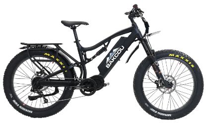 Picture of Bakcou E-Bikes B-S19-B-B25 Storm 25 Large Matte Black 19" W/Stand Over Height Of 30.50" Frame, Sram 9Sp, 40T Front & Sram 11-34T Rear Cassette Bafang M620 Ultra Motor 