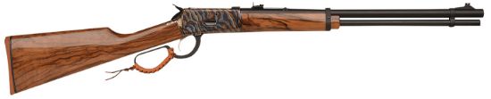 Picture of Gforce Arms Gflvr357cc Lvr Full Size 357 Mag 10+1 20" Blued Steel Barrel, Color Case Hardened Aluminum Receiver, Turkish Walnut Fixed Wood Stock 