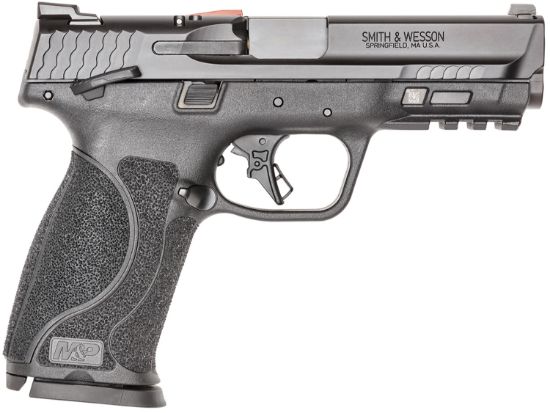 Picture of Smith & Wesson 14033 M&P M2.0 *Ca Compliant Full Size Frame 9Mm Luger 10+1, 4.25" Black Armornite Steel Barrel, Black Armornite Serrated Stainless Steel Slide, Black Polymer Frame W/Picatinny Rail 