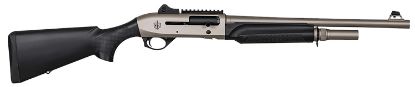 Picture of Mac 21000158 2 Tactical Marine 12 Gauge Semi-Auto 3" 5+1 18.50" Electroless Marine Nickel Steel Barrel & Picatinny Rail Steel Receiver, Black Fixed Synthetic Stock 
