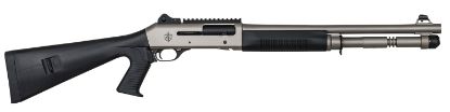 Picture of Mac 21000153 1014 Marine 12 Gauge 3" 5+1 18.50", Electroless Nickel Barrel/Rec, Synthetic Furniture, Fixed Pistol Grip Stock, Ghost Ring Sight, Optics Mount, 3 Chokes 