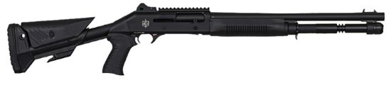 Picture of Mac 21000154 1014 Breacher 12 Gauge 3" 5+1 18.50", Black, Synthetic Furniture, Fully Adj. Pistol Grip Stock, Ghost Ring Sight, Optics Mount, 3 Chokes 