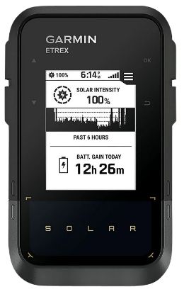 Picture of Garmin 0100278200 Etrex Solar Gps/Smart Features, 28Mb Memory Black 2.20" Transflective/Monochrome Display, Compatible W/Garmin Explore App 