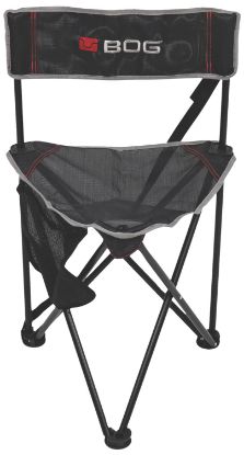 Picture of Bog-Pod 1117130 Triple Play Chair, 3 Legs, Black, Steel Frame, Exterior Pocket 