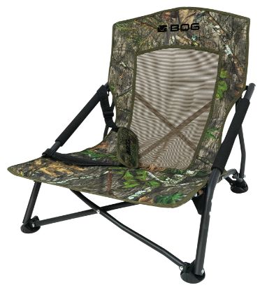 Picture of Bog-Pod 1134444 Snood Low-Profile Chair, 4 Legs, Mossy Oak Camo, Steel Frame, Carry Strap 