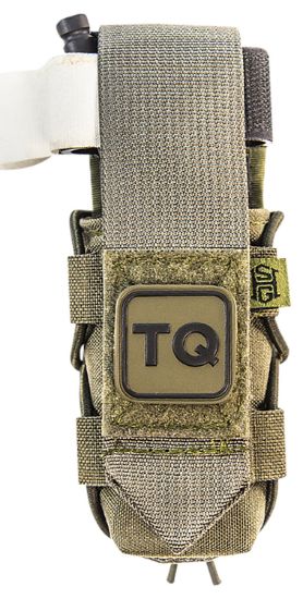 Picture of High Speed Gear 11Tq00od Taco Tourniquet Pouch, Od Green Nylon With Velcro Closure, Fits Molle, Compatible With Most Windlass-Style Tourniquets, Includes Tq Patch 