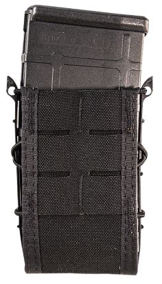 Picture of High Speed Gear 41Ta00bk Taco Duty Single Rifle Mag Pouch, Black Nylon With Molle Exterior, Fits Molle & 2" Belt 