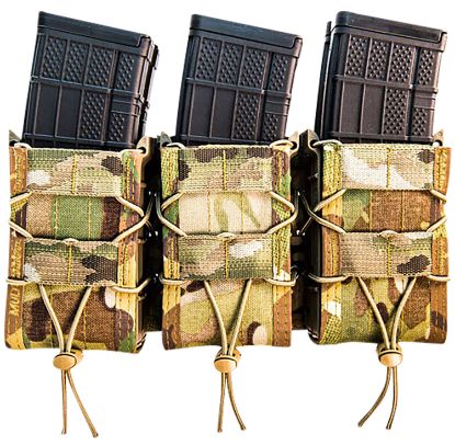 Picture of High Speed Gear 45X2r0mc Taco X2r Shingle Multicam Nylon, Triple Shingle (3 Rifle), Fits Molle 