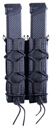 Picture of High Speed Gear 11Ex02bk Taco Extended Mag Pouch Double, Black Nylon, Mounts To Molle & 2" Wide Belts 