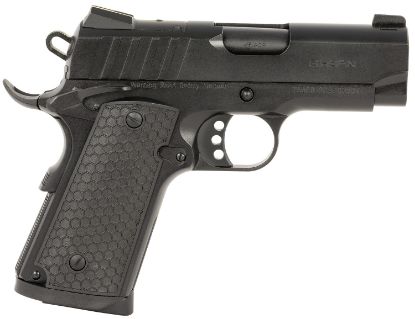 Picture of Eaa Girsan 391041 Mc1911 Sc Influencer Sub-Compact 45 Acp 6+1 3.40" Blued Steel Barrel, Black Cerakote Optic Ready/Serrated Steel Slide & Frame W/Picatinny Rail & Beavertail, Gray Polymer Grip 