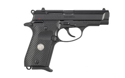 Picture of Eaa Girsan 390815 Mc14bda 380 Acp 13+1 3.80" Black Steel Barrel, Black Serrated Steel Slide, Black Aluminum Frame W/Beavertail, Black Polymer Grip 