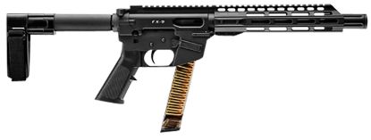 Picture of Freedom Ordnance Fx9p10sbm Fx-9 9Mm Luger 32+1 10", Black, M-Lok Handguard, Sb Mini Brace, A2 Grip, 3" Faux Suppressor 