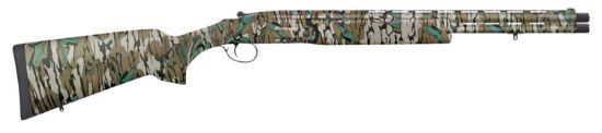 Picture of Mossberg 75487 Silver Reserve Eventide Turkey Over/Under 28 Gauge 2.75" 2Rd 20", Mossy Oak Greenleaf, Synthetic Furniture, Fiber Optic Sight, Ext. Turkey Choke 