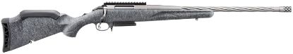 Picture of Ruger 46901 American Gen Ii 6.5 Creedmoor 3+1, 20" Gun Metal Gray Cerakote Spiral Threaded Barrel, Gun Metal Gray Cerakote Receiver W/Picatinny Rail, Gray Splatter Adjustable Synthetic Stock 