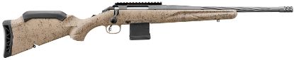 Picture of Ruger 46919 American Ranch Gen Ii 223 Rem/5.56 Nato 10+1 16.10" Cobalt Cerakote Spiral Threaded Barrel, Picatinny Rail Steel Receiver, Flat Dark Earth Splatter Adjustable Synthetic Stock 