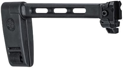 Picture of Sig Sauer 8901672 Pivoting Contour Brace Black, Fixed/Folding With Locking Hinge, Mounts To 1913 Pic. Interface, Designed For Sig Mcx/Mpx 