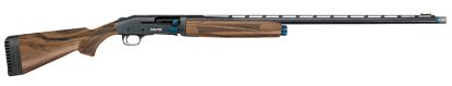 Picture of Mossberg 85147 940 Pro Sporting 12 Gauge 3" 4+1 30" Gloss Blued Barrel, Tungsten Gray, Fancy Walnut Furniture, Adj. Shim Stock, Hiviz Fiber Optic Sight, Blue Oversized Control, Ext. Chokes 