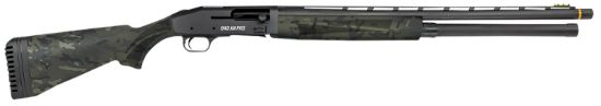 Picture of Mossberg 85166 940 Pro Jm 12 Gauge 9+1 3" 24", Tungsten Gray Optic Cut Rec, Black Multicam Synthetic Furniture, Adj. Shim Stock, Gold Oversized Controls, Hiviz Fiber Optic Sight, Ext. Chokes 