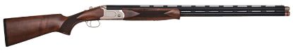 Picture of Mossberg 75482 Gold Reserve Over/Under 20 Gauge 3" 2Rd 30" Polished Blued Barrel, Scroll Engraved Polished Silver Rec W/Gold Inlays, Grade A Black Walnut Furniture, Brass Bead Front 