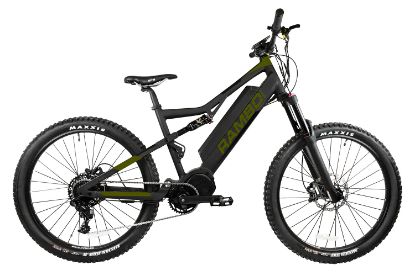 Picture of Rambo Bikes 1000Xpfs Rampage Matte Black/Green 18.50" Frame, 11 Speed, Bafang 1000W Ultra Drive Motor 