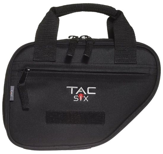 Picture of Tac Six 10940 Battalion Handgun Case 10" Long Black Neoprene Holds 1 