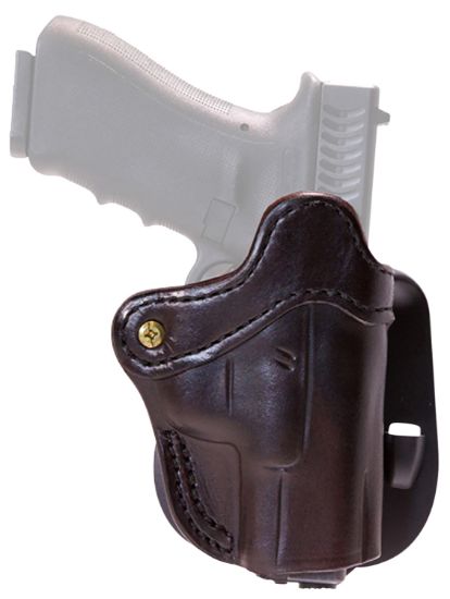 Picture of 1791 Gunleather Orpdh2.3Sbrr Optic Ready Paddle Holster Owb Size 2.3 Signature Brown Leather Right Hand 