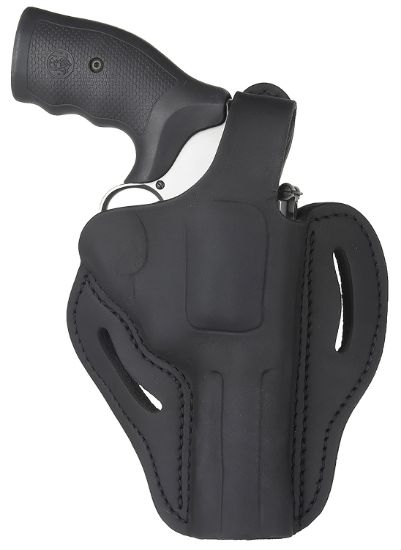 Picture of 1791 Gunleather Rvhx2sblr Rvhx-2 Owb Size 02 Stealth Black Leather Fits Up To 4" Barrel, K/L-Frame, Belt Slide Right Hand 