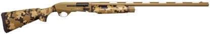 Picture of T R Imports A21228os1 Alpha 2 12 Gauge 3" 4+1 28" Flat Dark Earth Cerakote Chrome Lined Vent Rib Barrel & Steel Receiver, Old School Camo Synthetic Fixed Stock 