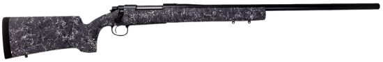 Picture of Remington Firearms (New) R84176 700 Long Range Full Size 300 Win Mag 3+1 26" Matte Black Heavy Threaded Barrel, Drilled & Tapped Steel Receiver, Grey W/Black & White Web Hs Precision Synthetic Stock 