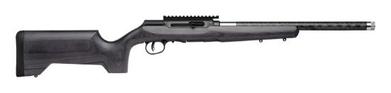 Picture of Savage Arms 47255 A Series Precision 22 Lr 10+1 18" Black Threaded Barrel, Black Picatinny Rail Steel Receiver, Black Carbonwood Laminate Fixed Stock 