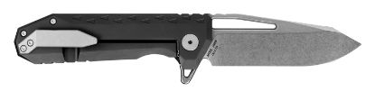 Picture of Southern Grind Sg09030012 Penguin 3.50" Folding Drop Point Plain Stonewashed Cpm S90v Blade, 4.63" Black Titanium Handle 