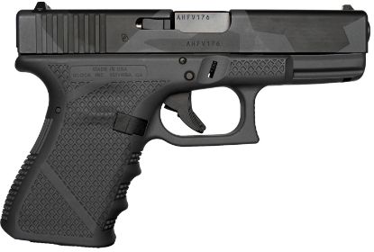 Picture of Weapon Works G19 Gen3 Compact Frame 9Mm Luger 15+1 4.02" Black Steel Barrel, Urban Dazzle Grey W/Mesh Stippling Serrated Steel Slide & Polymer Frame W/Picatinny Rail, Usa Made 