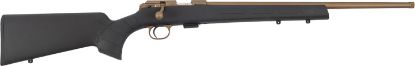 Picture of Cz-Usa 02394 Cz 457 American 22 Lr 5+1 20" Bronze Cerakote Steel Threaded Barrel, American Style Black Synthetic Stock 