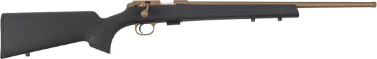 Picture of Cz-Usa 02394 Cz 457 American 22 Lr 5+1 20" Bronze Cerakote Steel Threaded Barrel, American Style Black Synthetic Stock 