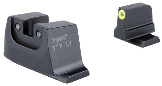 Picture of Trijicon Sa240c601149 Suppressor/Optic Height Sights-M&P C.O.R.E Black Green Tritium Yellow Outline Front Sight Green Tritium Black Outline Rear Sight 