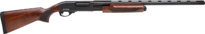 Picture of Rock Island Pa12mnl28 Pump Action Waterfowl 12 Gauge Pump 3.5" 4+1, 28" Black Anodized Smooth Bore/Vent Rib Barrel & Aluminum Receiver, Fixed Walnut Wood Stock 