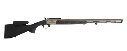 Picture of Traditions Cr84660450b Nitrofire Pro 50 Cal 209 Primer Tungsten Cerakote 26" Fluted/Threaded W/Vapr Twist Barrel, Drilled & Tapped Receiver, Black Adj Cheek Piece & Lop Synthetic Stock 