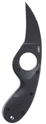 Picture of Crkt 2516K Bear Claw 2.39" Fixed Hawkbill Plain Black Powder Coated Aus-8A Ss Blade, Black Textured Grn Handle 