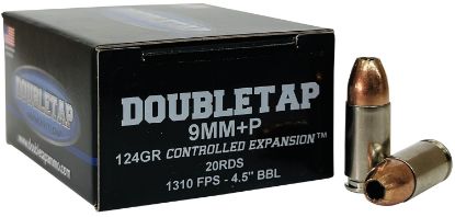 Picture of Doubletap Ammunition 9Mm124hp20 9Mm +P 124 Gr 20 Per Box/ 50 Case 