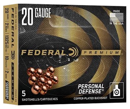 Picture of Federal Pd2042b 20 Gauge 2.75" 2 Buck Shot 5 Per Box/ 10 Case 