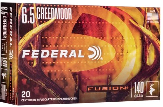 Picture of Federal F65crdtfs1 Fusion 6.5 Creedmoor 140 Gr 20 Per Box/ 10 Case 