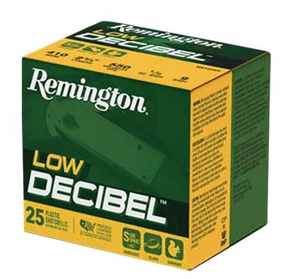 Picture of Remington Ammunition R20740 Low Decibel 410 Gauge 2.50" 9 Shot 25 Per Box/ 10 Case 