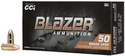 Picture of Cci 5296 Blazer Brass 9Mm Luger 100 Gr Full Metal Jacket 50 Per Box/ 20 Case 