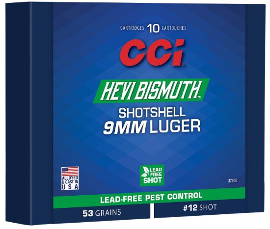 Picture of Cci 3790B Pest Control Hevi-Bismuth 9Mm Luger 53 Gr 10 Per Box/ 20 Case 